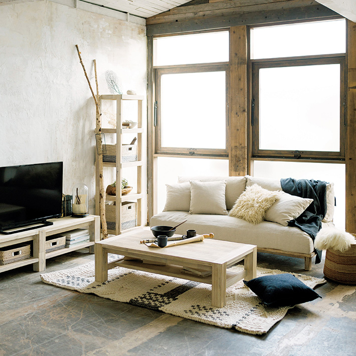 unicoの家具シリーズ マノアが海を感じる雰囲気で素敵 | 家具コンパス