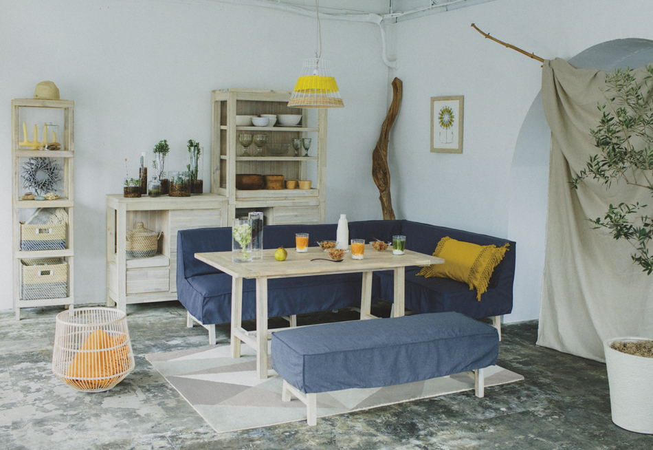 unicoの家具シリーズ マノアが海を感じる雰囲気で素敵 | 家具コンパス